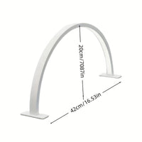 Dimmable USB LED Desk Lamp | Half Moon Arch Light for Nail Lash Vanity – White Black Pink