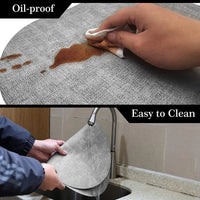 Faux Leather Placemats Set of 4 or 6 | Oval PU Leather Table Mats – Heat Resistant Non-Slip Waterproof