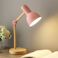 Wooden Desk Lamp | Adjustable LED Reading Lamp Warm or Cool White – Home Office Bedside